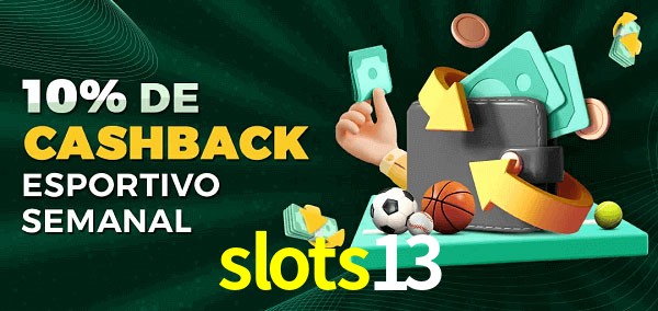 10% de bônus de cashback na slots13