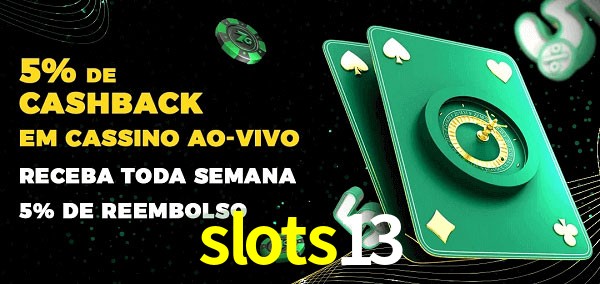 Promoções do cassino ao Vivo slots13